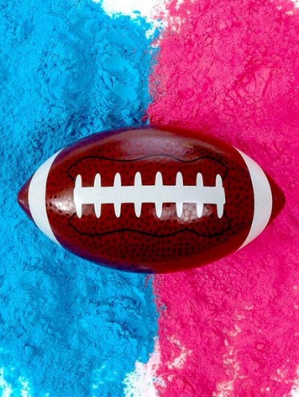 Gender Reveal Football / Blue And Pink Powder Kit